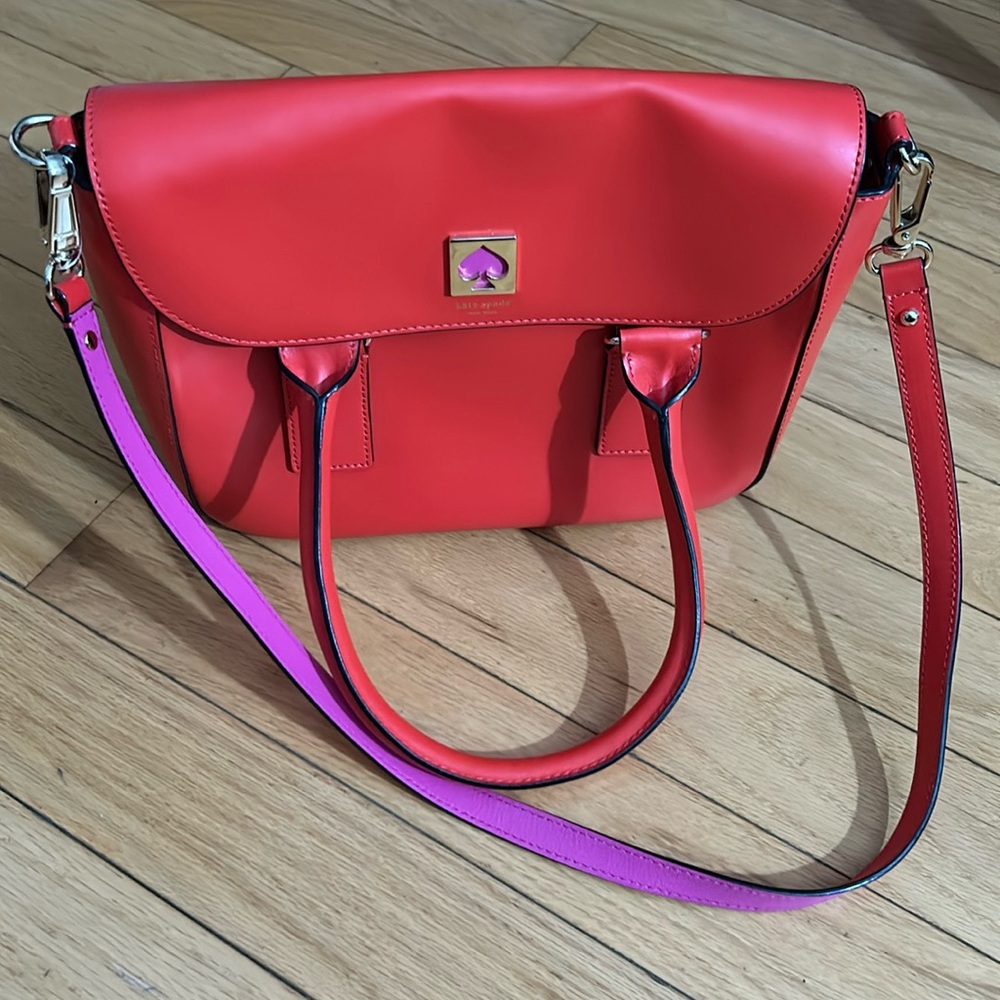 Kate Spade red shoulder bag